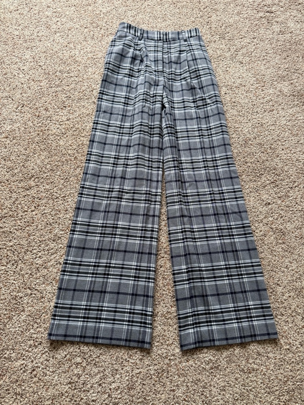 Something Navy Plaid Pants